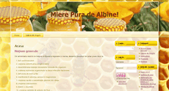 Desktop Screenshot of miere-de-albine.com